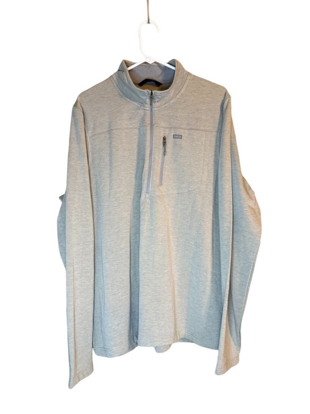 NWOT - Southern Shirt Men's Long Sleeve Gray Pullover Size Large